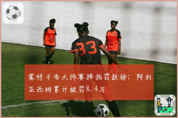 蒙特卡洛大师赛摔拍罚款榜：阿利亚西姆累计被罚8.4万